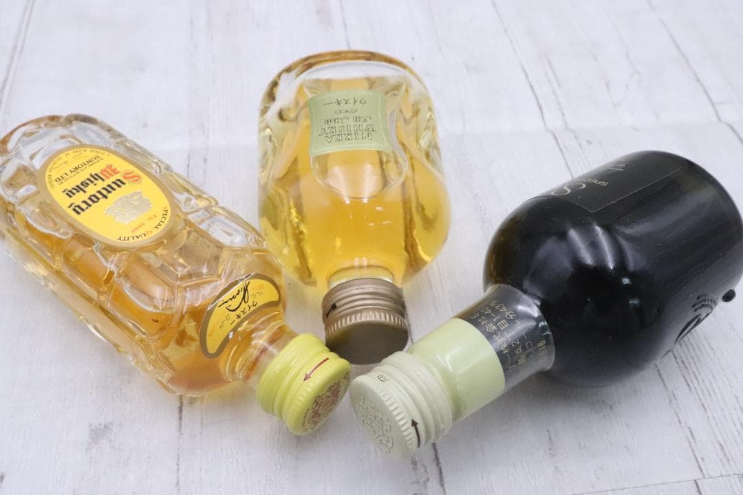 ★未開栓 酒 ミニボトル 12本セット ウイスキー ブランデー サントリー 等