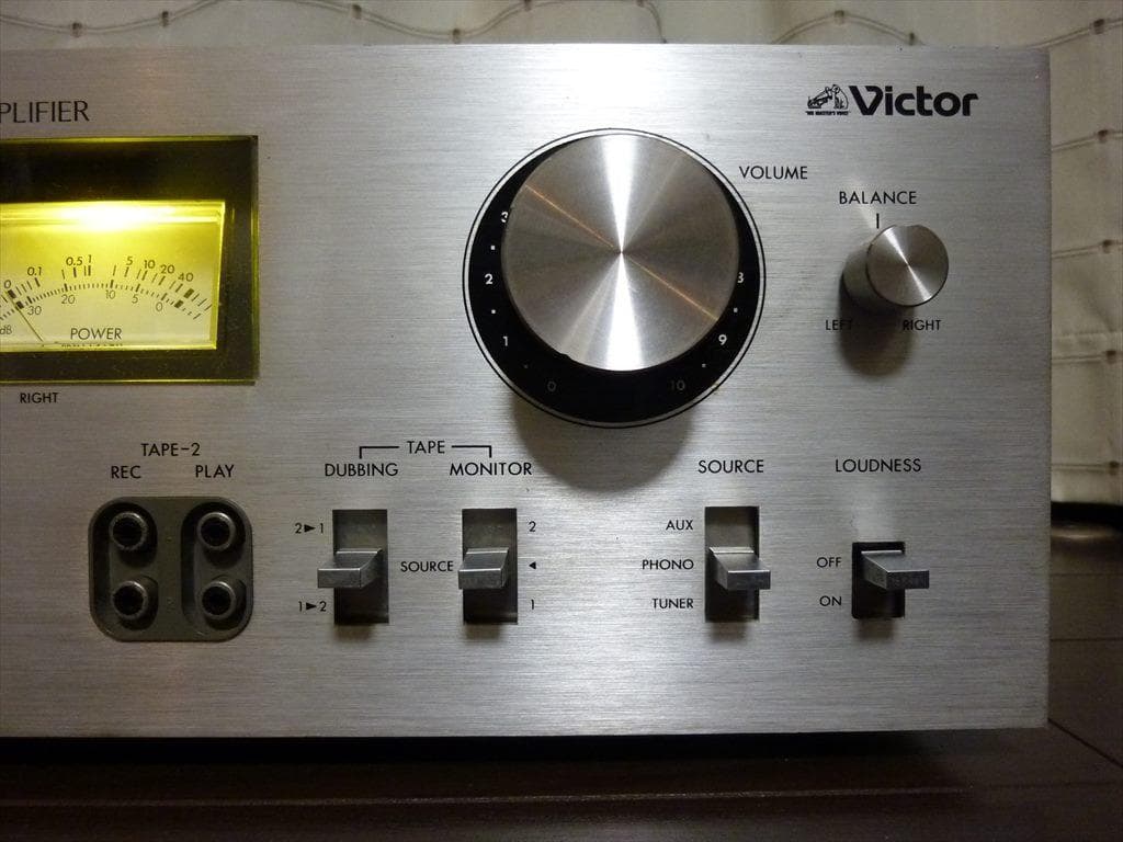 VICTOR ビクタープリメインアンプ JA-S15 修理済 全機能動作 美品