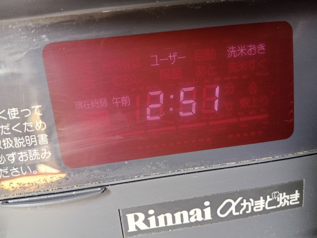 Rinnai 2011年製 業務用ガス炊飯機 αかまど炊き RR-30G1