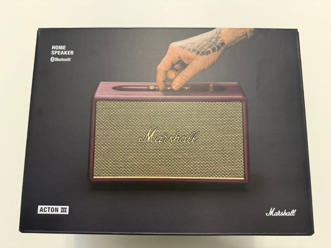 Marshall Acton lll Burgundy スピーカー