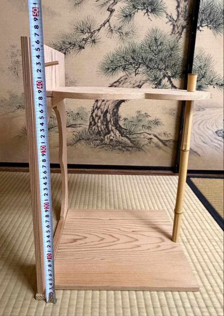 茶道具　瓢棚(ひさごだな)　淡々斎好み　木村昇雅作