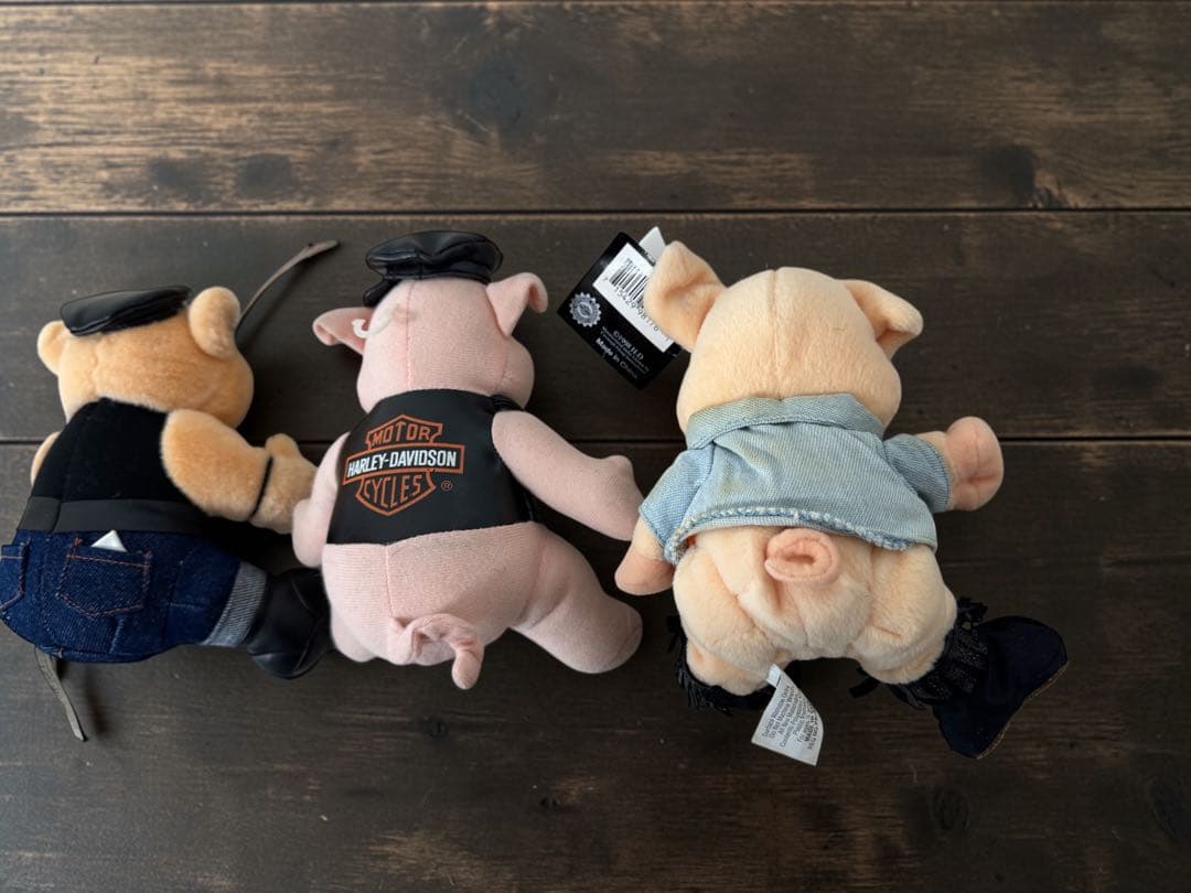 Harley Davidson ぬいぐるみ 7体セット ヴィンテージ 90s
