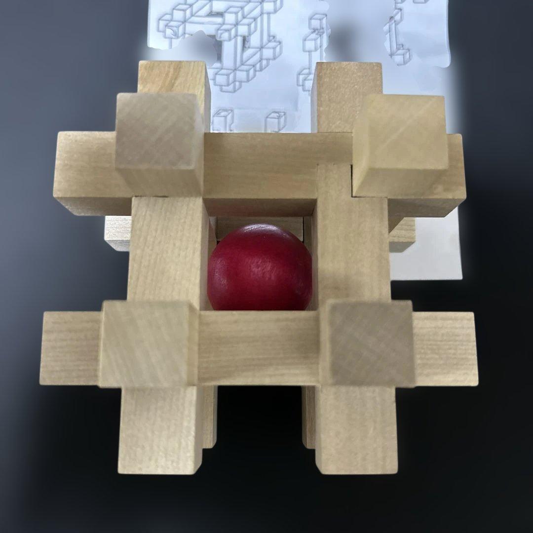美品　希少　山中組木工房 　玉入組木　箱根　工芸　パズル　伝統工芸品　販売終了