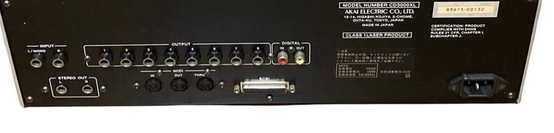 AKAI professional CD3000XL アカイ 美品