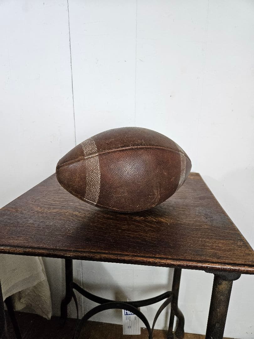 USA vintage Wilson レザー 本革製 フットボール ウィルソン