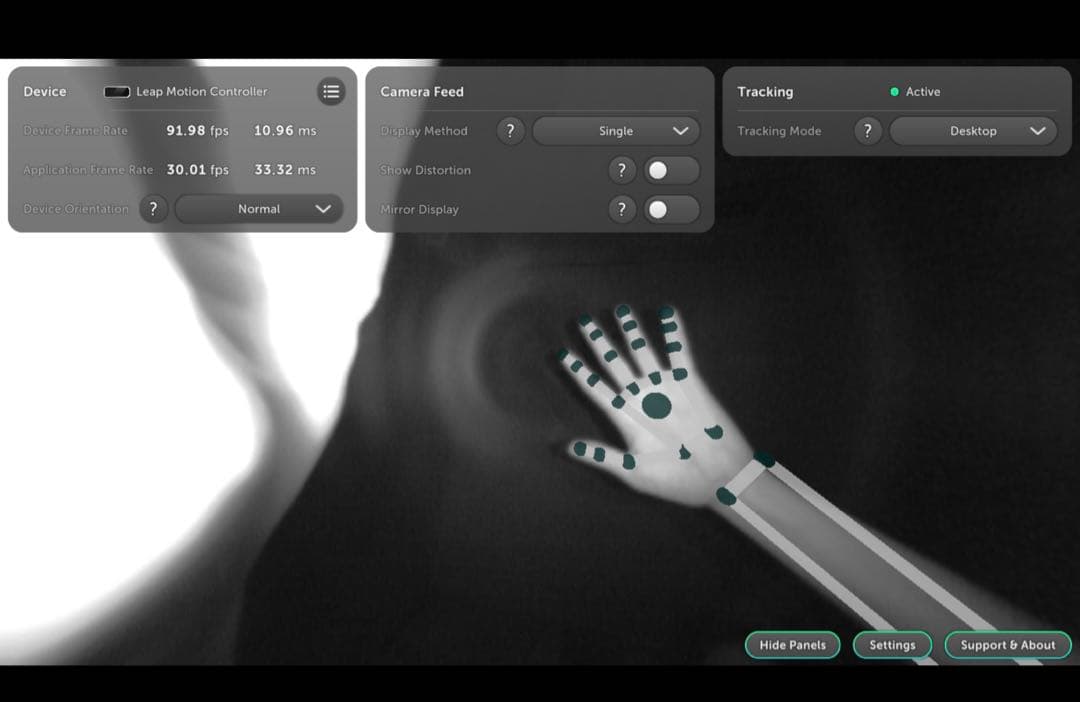 Leap Motion マウントケース付き