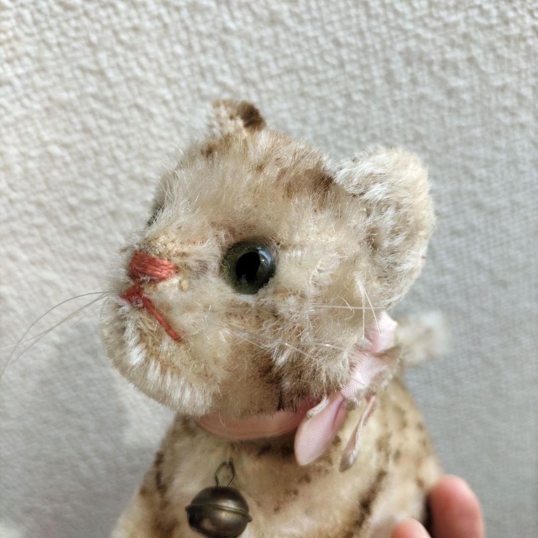 ビンテージ　シュタイフ　Tapsy 猫　トラ猫
