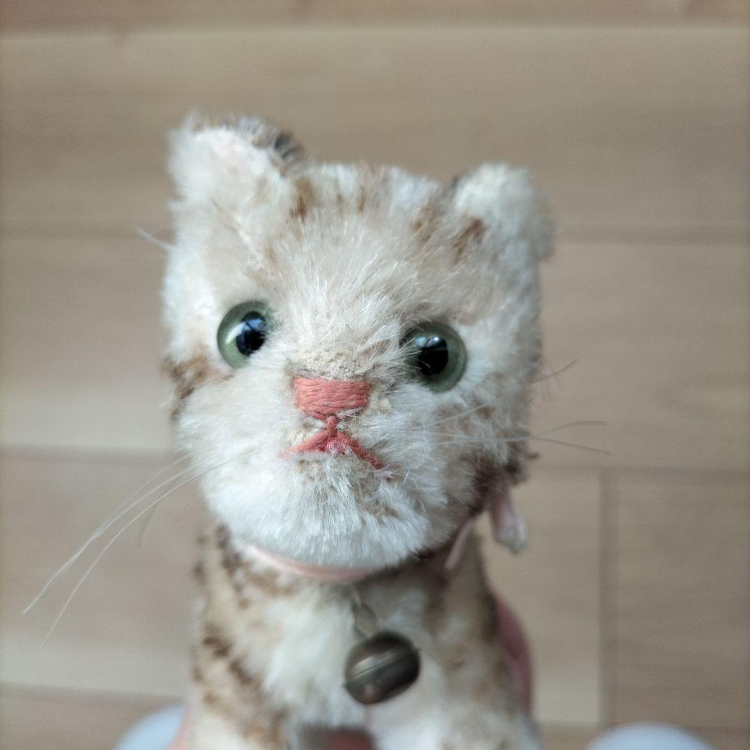 ビンテージ　シュタイフ　Tapsy 猫　トラ猫
