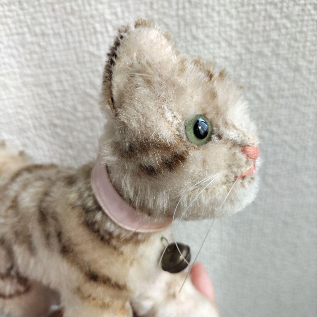 ビンテージ　シュタイフ　Tapsy 猫　トラ猫