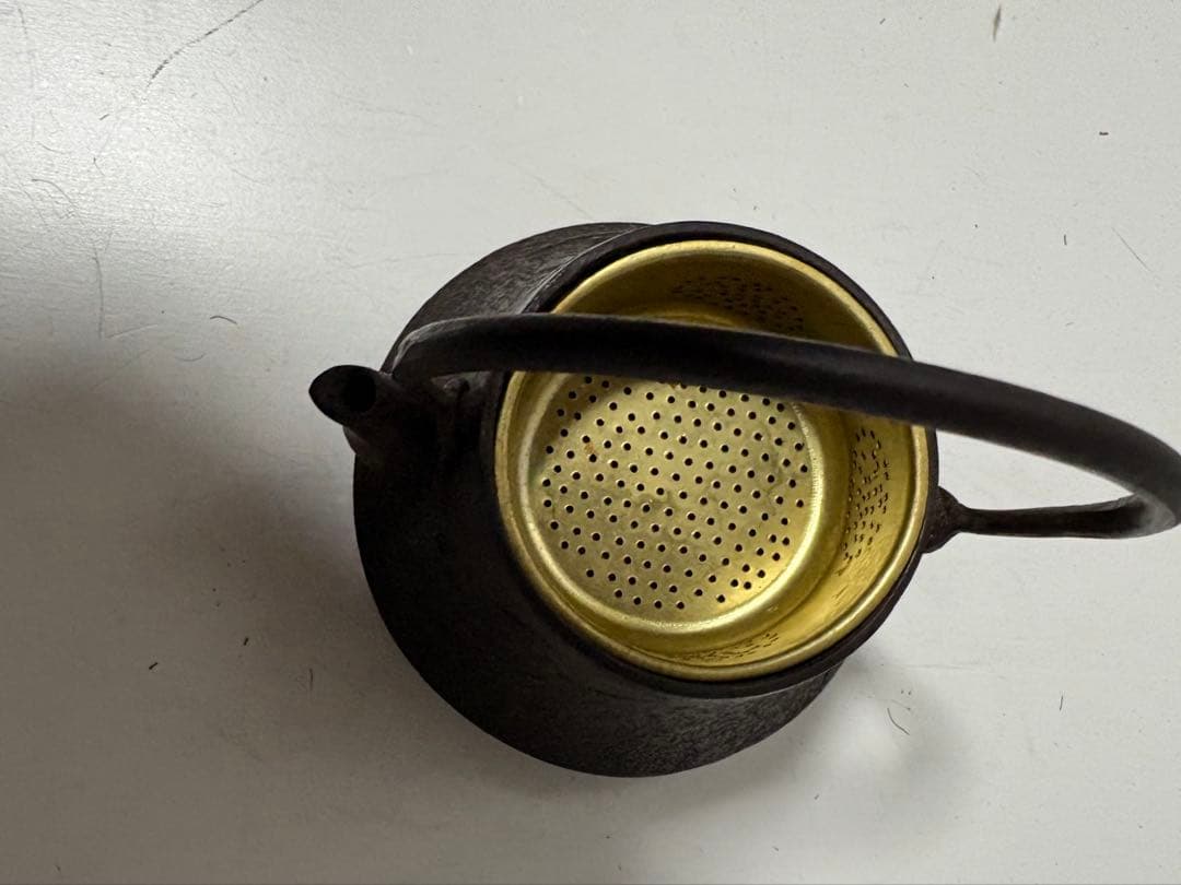 南部鉄器 照光堂 鉄瓶 急須 0.2L 山景文様 伝統工芸 茶道具