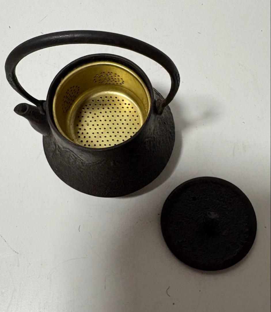 南部鉄器 照光堂 鉄瓶 急須 0.2L 山景文様 伝統工芸 茶道具