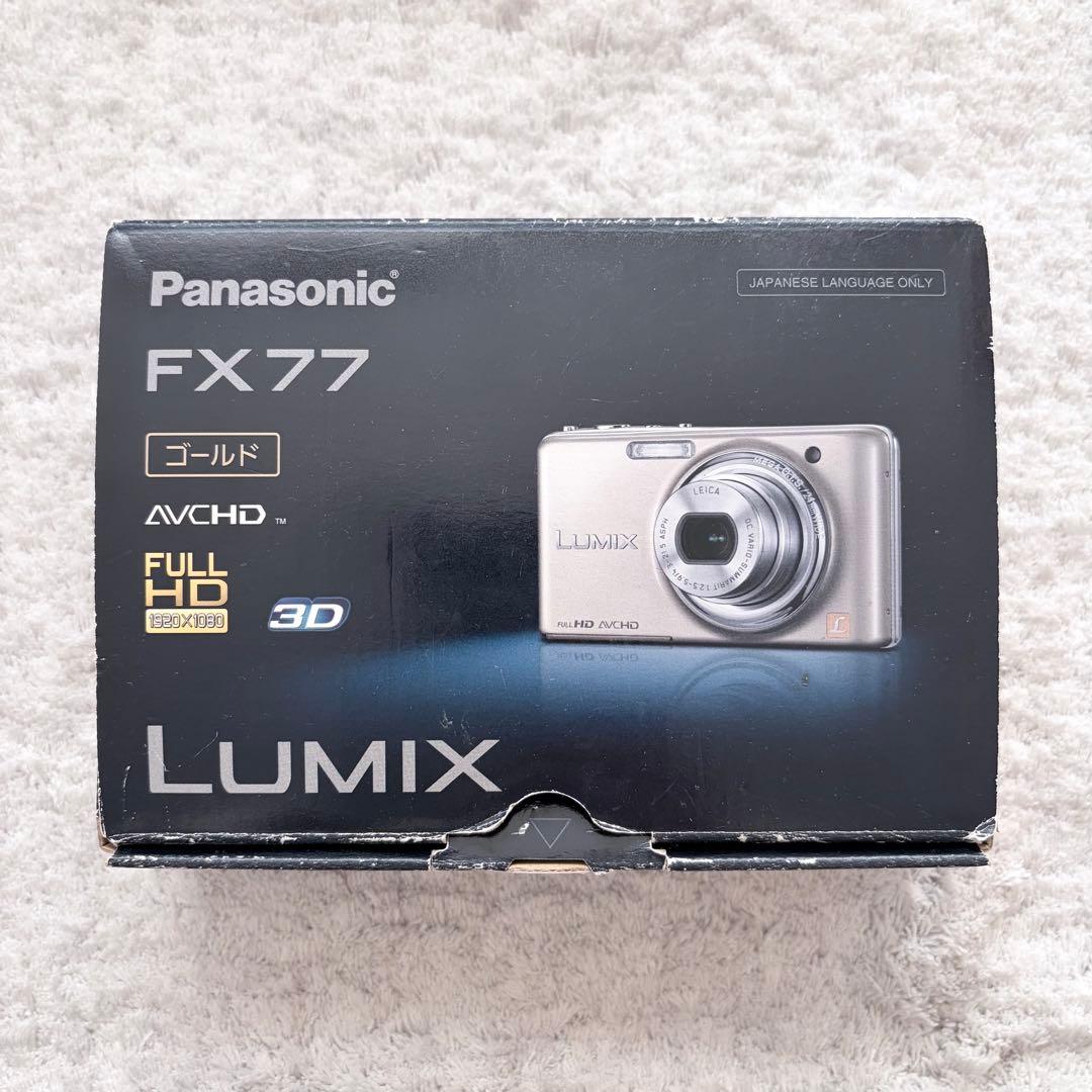 【動作確認済】Panasonic パナソニック LUMIX DMC-FX77 金