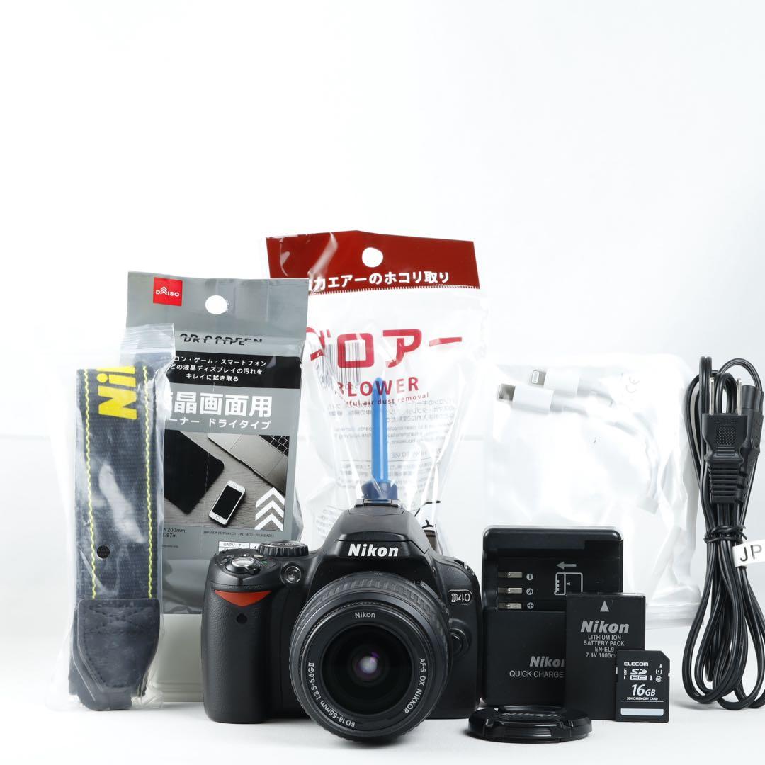 初心者★デジタル一眼レフ★NIKON ニコン　D40★スマホ転送★彡
