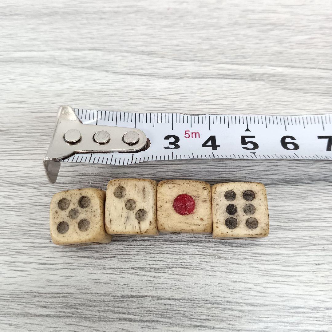 ♢346 アンティーク サイコロ 4個セット ヴィンテージ 骨董品