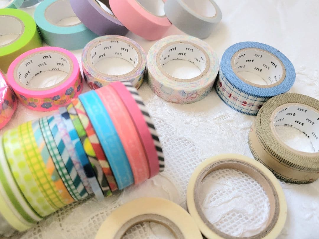 激レア 　廃盤　入手困難茶芯含む　初期mt　絣　本豆　マスキングテープまとめ売り
