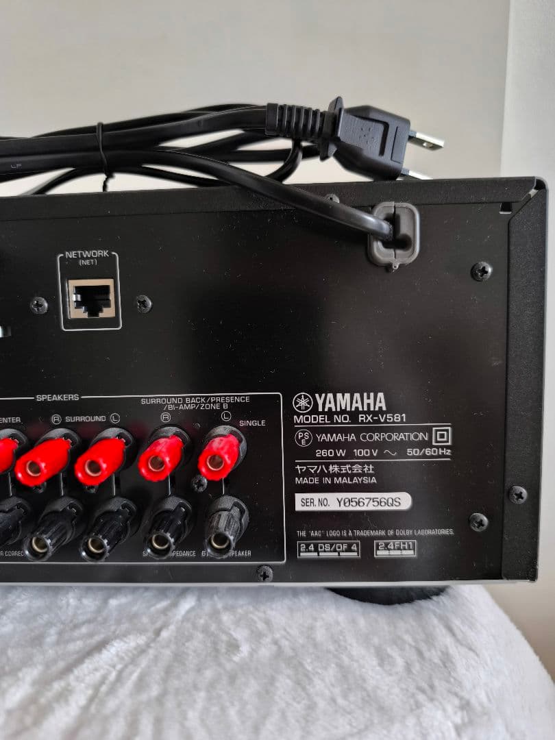 【美品】YAMAHA RX-V581 AVアンプ