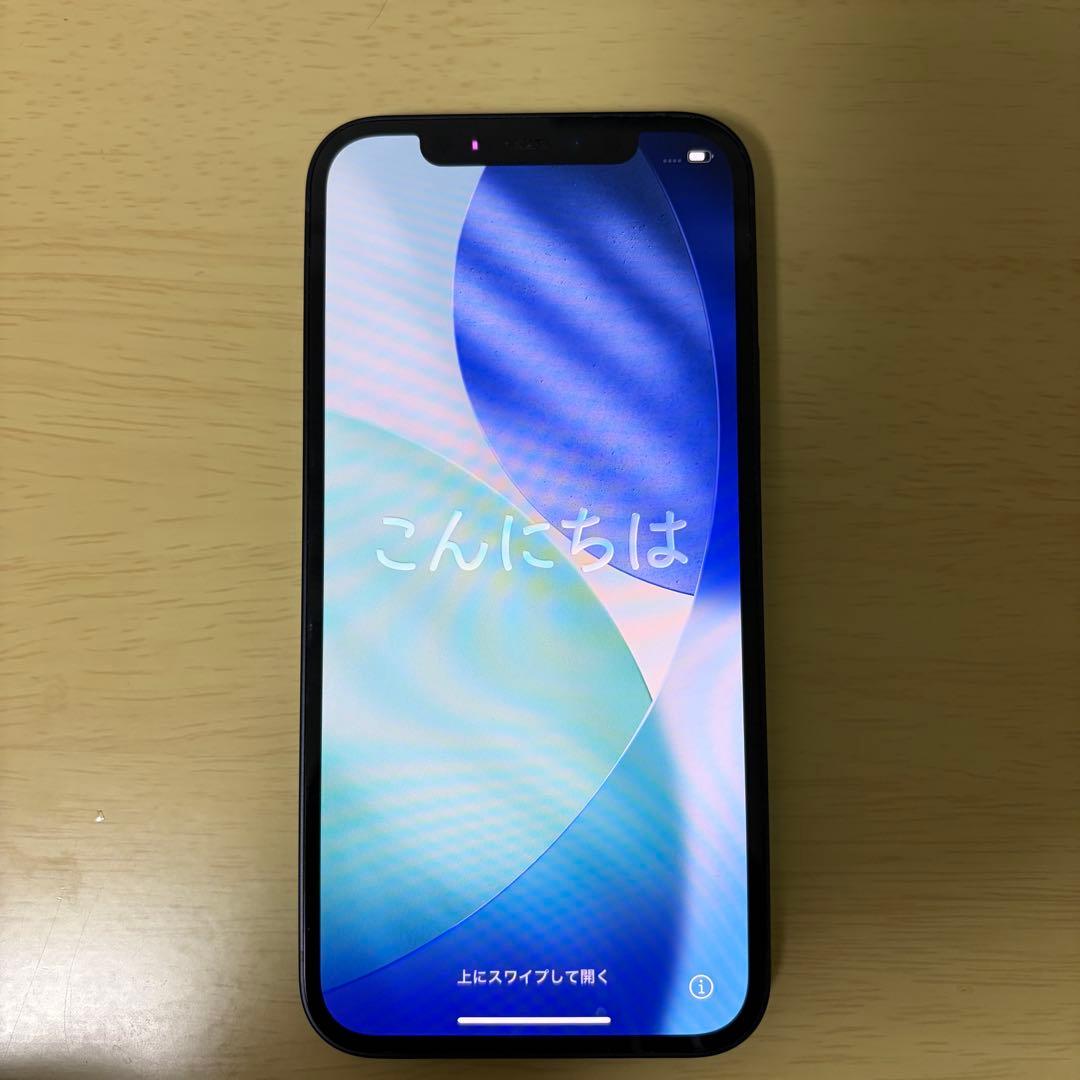 【値下げ済】iPhone12 ブラック128GB 箱・未使用ケーブル付き