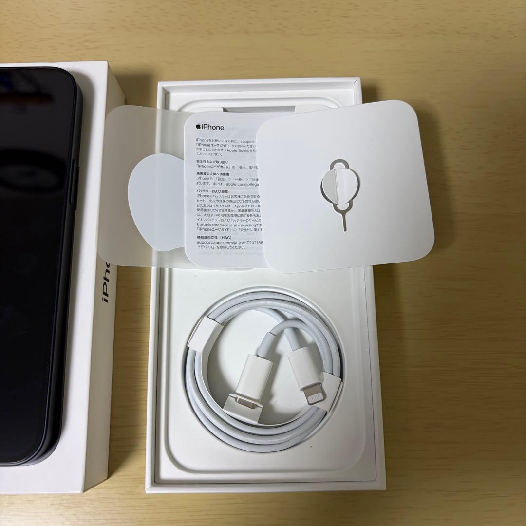 【値下げ済】iPhone12 ブラック128GB 箱・未使用ケーブル付き