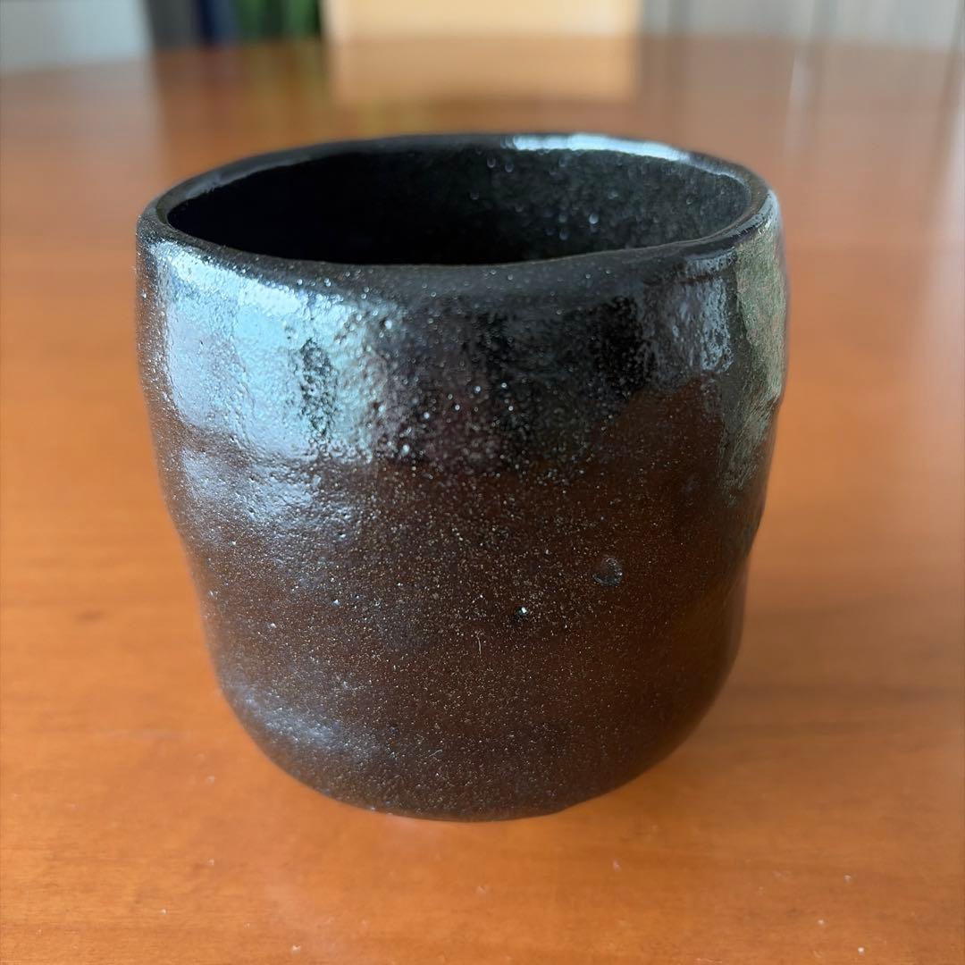 黒楽　筒楽　茶道