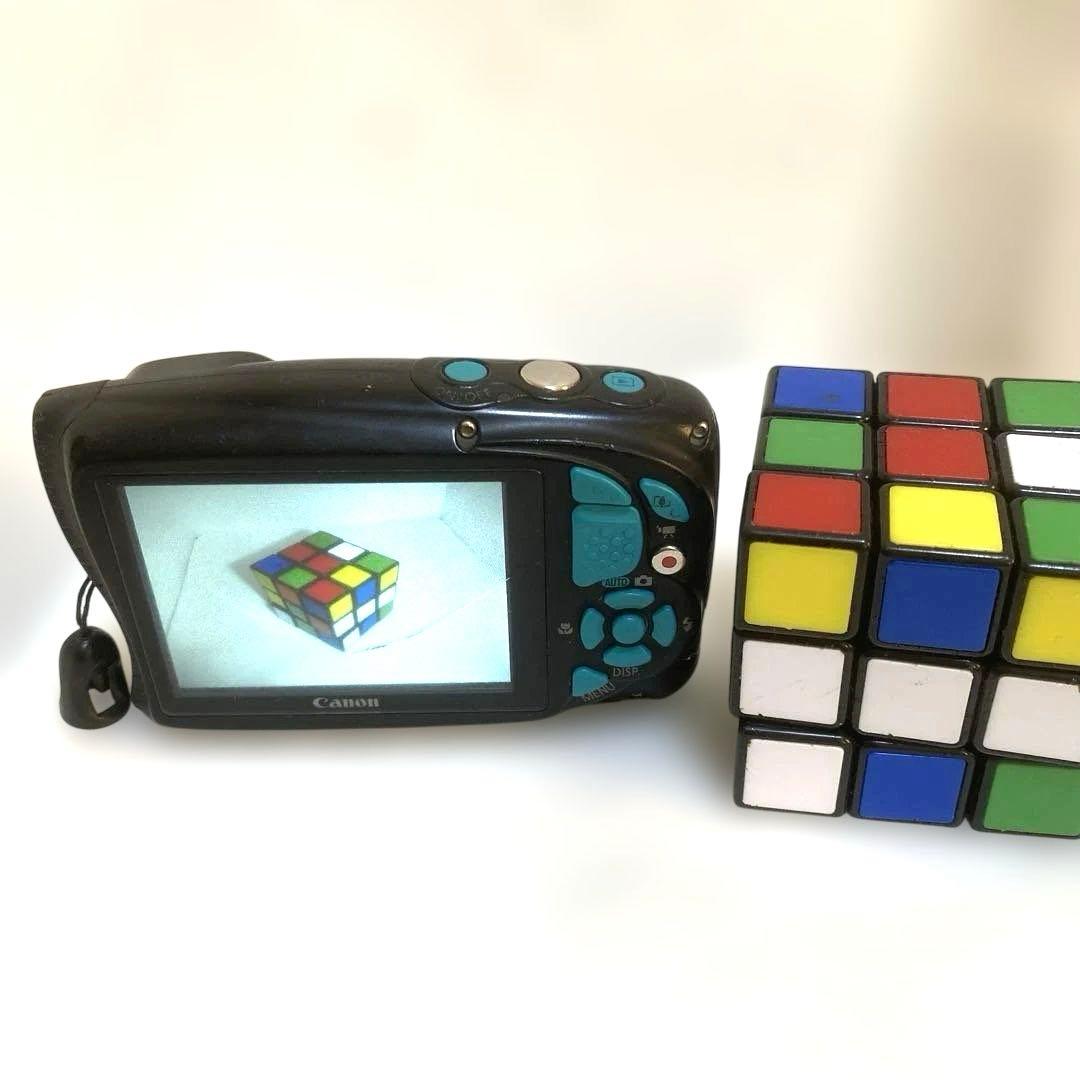 動作品フルセット Canon PowerShot D20 ブルー　デジカメ