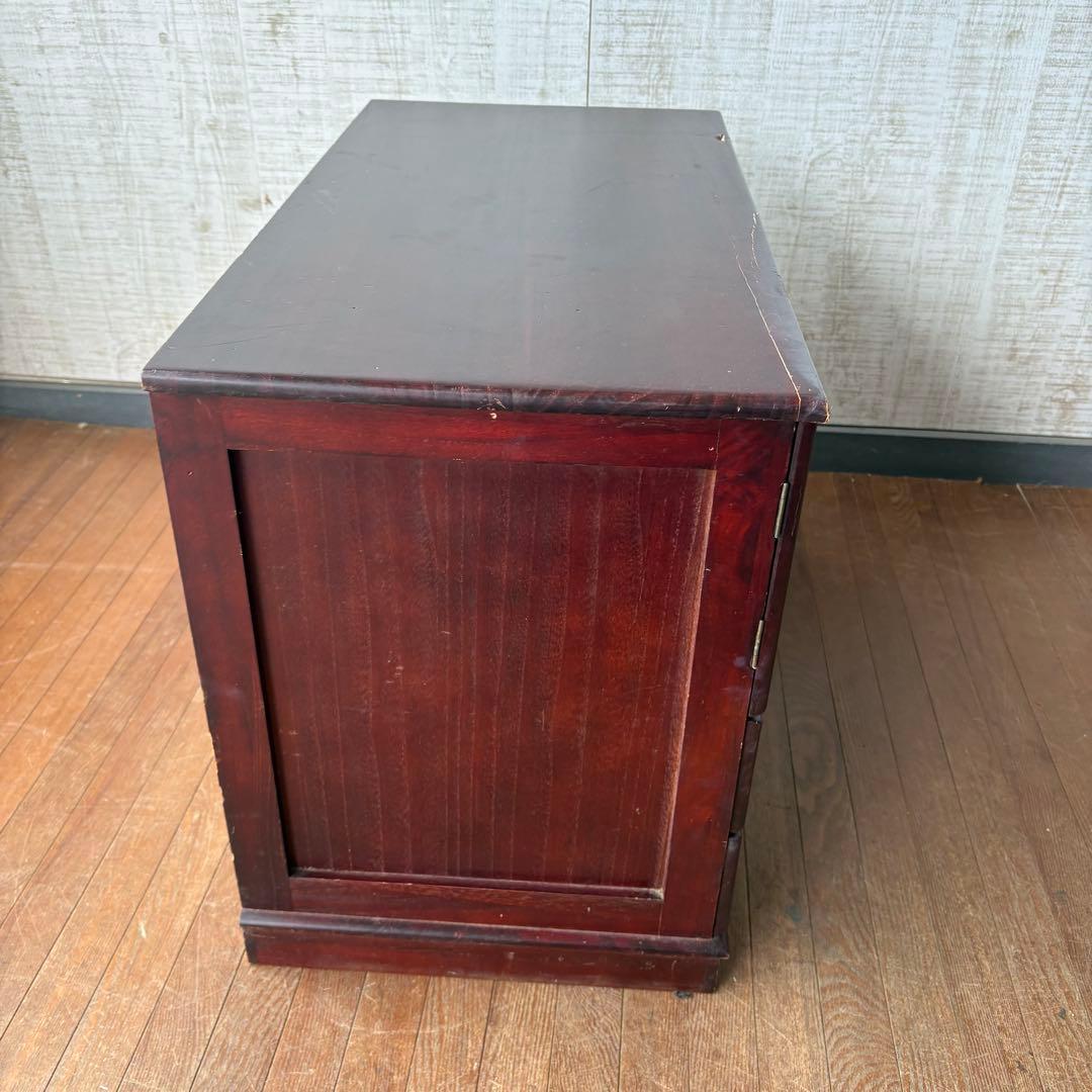 昭和レトロ 木製 時代箪笥風 多段チェスト 収納棚 和家具 アンティーク 古家具