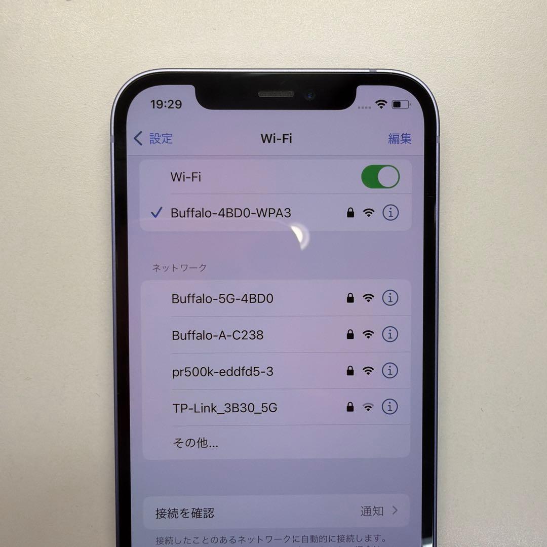 訳あり iPhone 12 128GB 82% WiFi 2.4Ghz不可