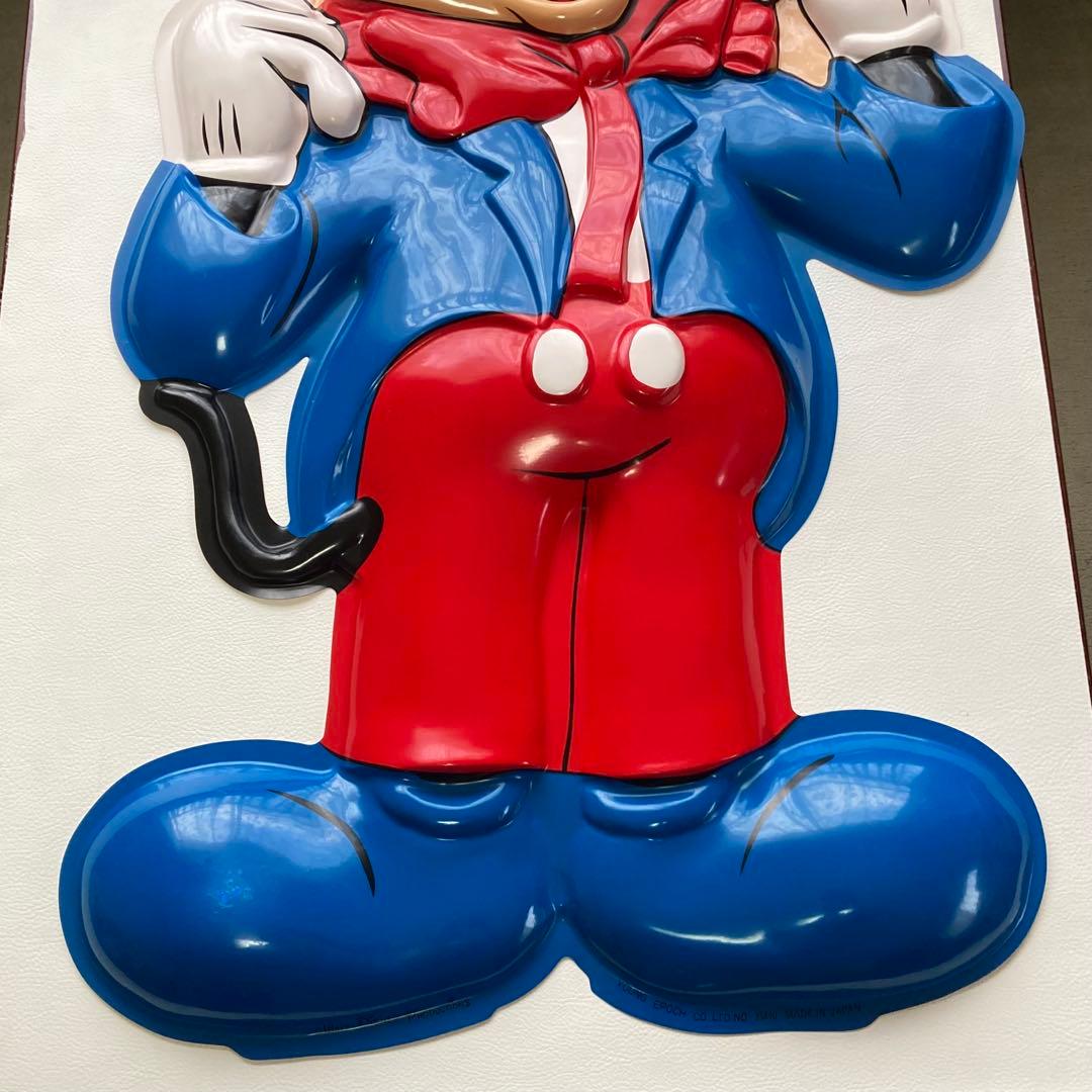 ミッキーマウス 東京ディズニーランド 壁掛け レリーフ パネル 2点 レトロ