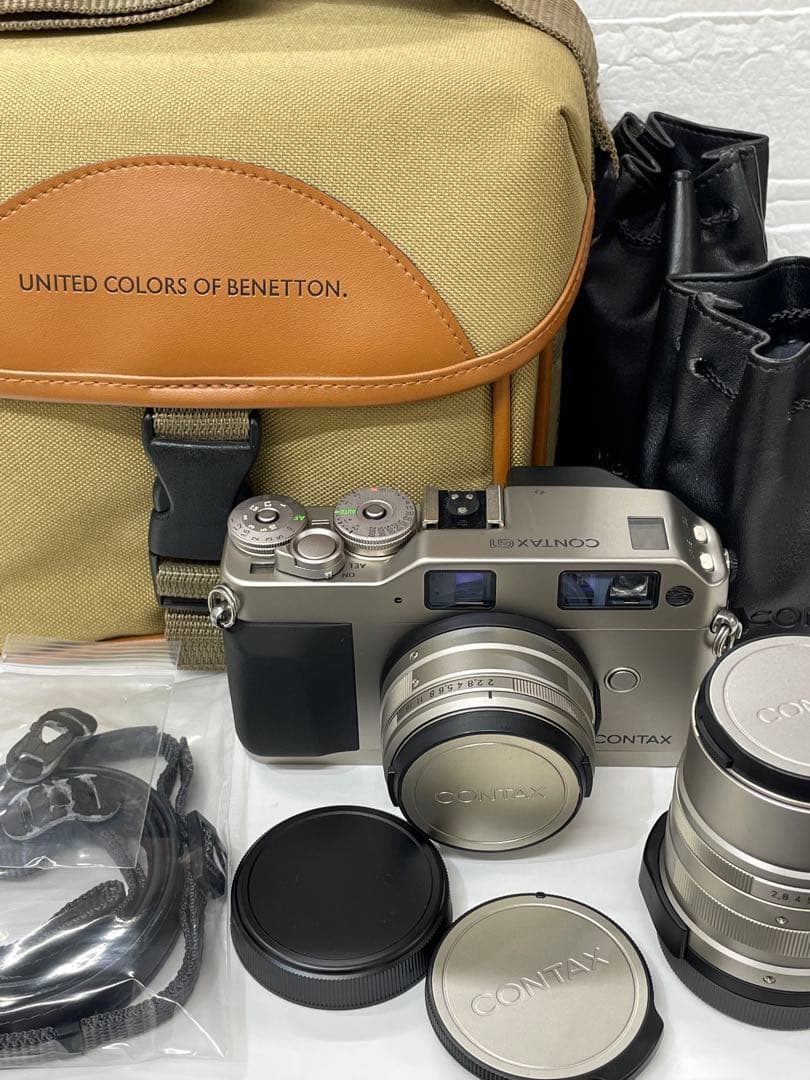 【M】CONTAX G1フィルムカメラ　レンズ2本セット