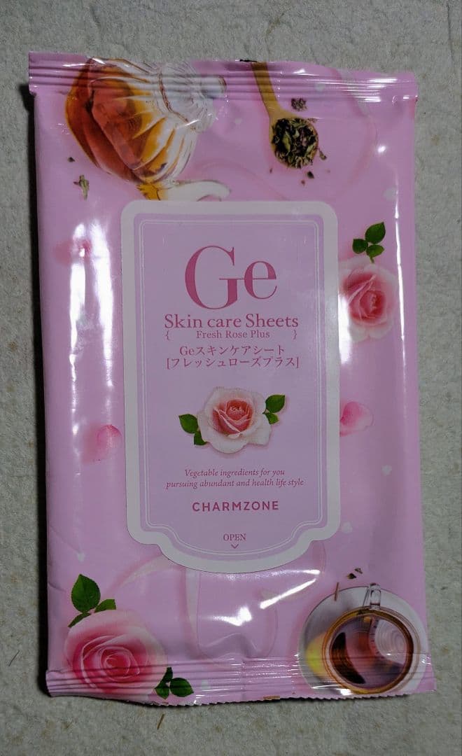 Geスキンケアシート フレッシュローズプラス 60枚✕２＋10枚✕４ 計160枚