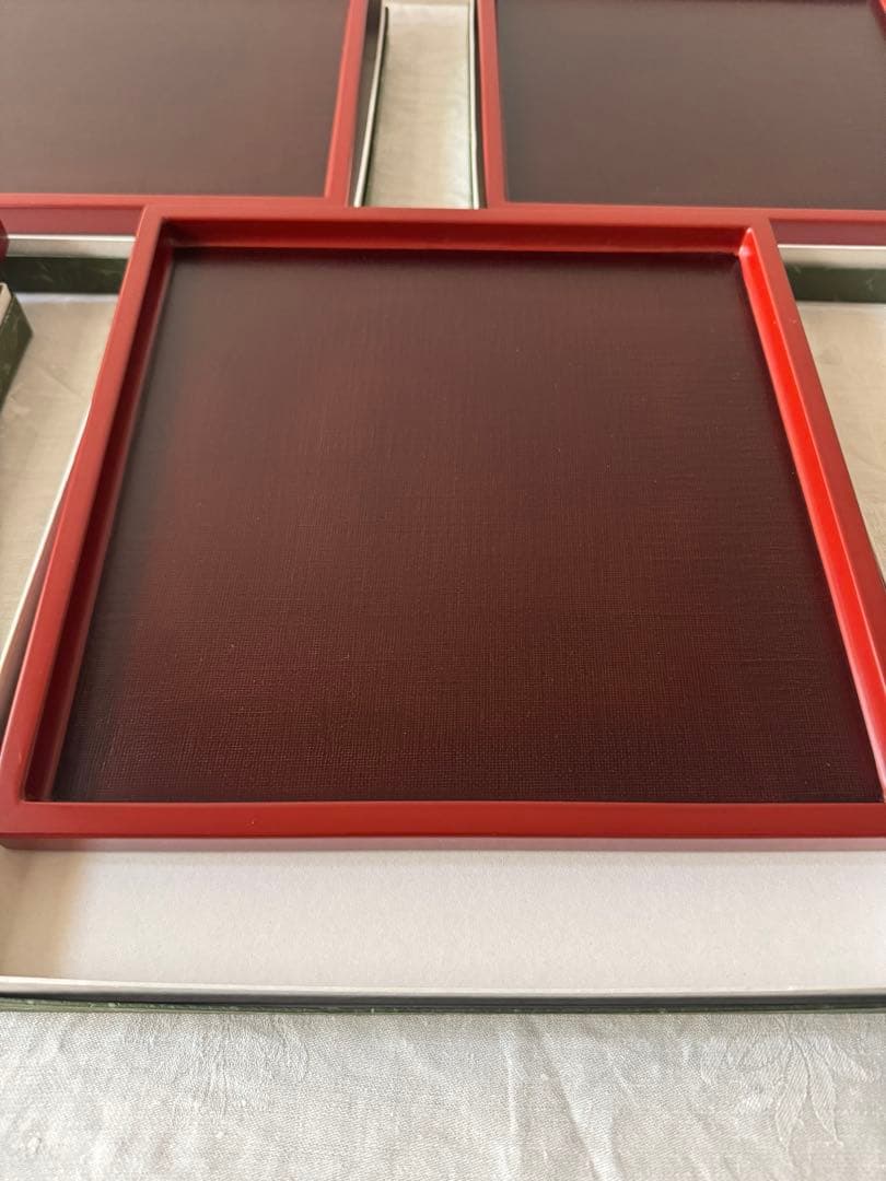 【専用】越前漆器　折敷　10枚セット　塗師　山本英明