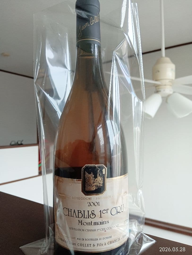 【希少古酒2001】ジャン・コレ シャブリ 1er モマン 熟成ブルゴーニュ正規