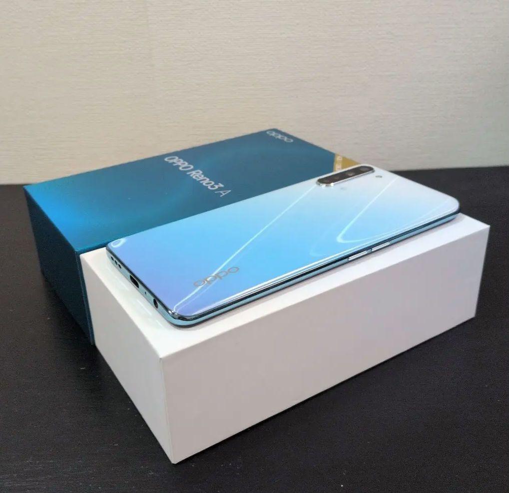 イブ【美品・初期化済】OPPO Reno3 A ホワイト SIMフリー