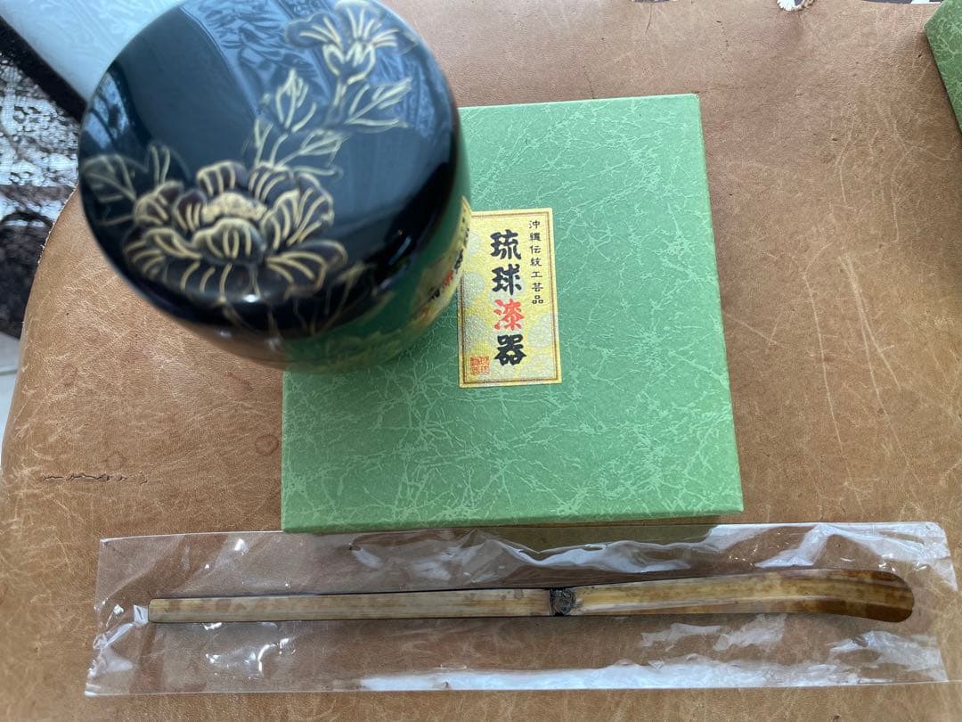Amazon価格8万円　新品・希少　琉球漆器　高級　棗・茶杓・香合・太鼓