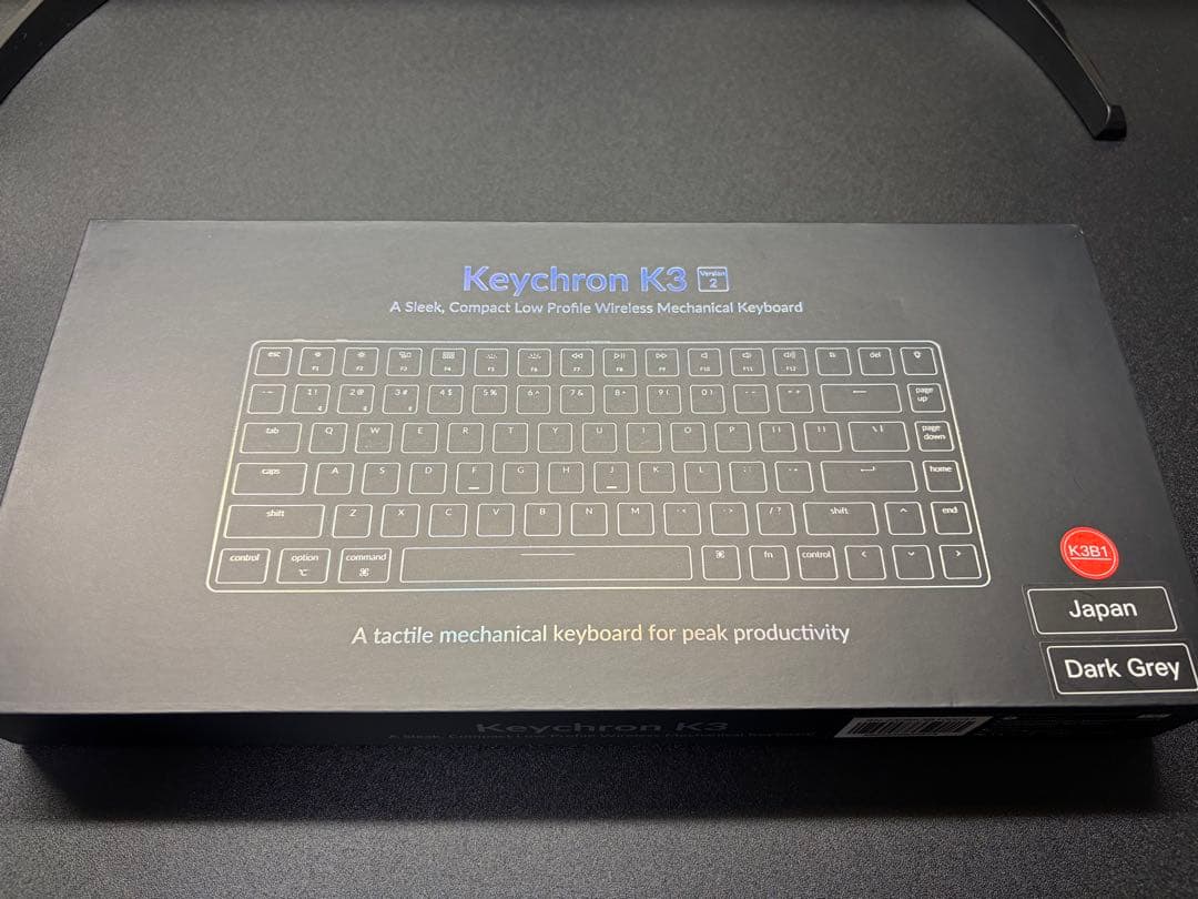 Keychron K3 Version 2 赤軸 キーボード US配列