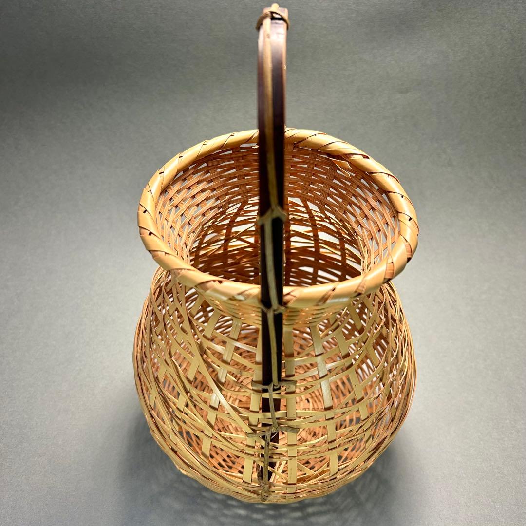 花籠　『那吉野籠　即中斎好写』　竹籠　花入　籠花入　お茶道具　茶道　工芸品