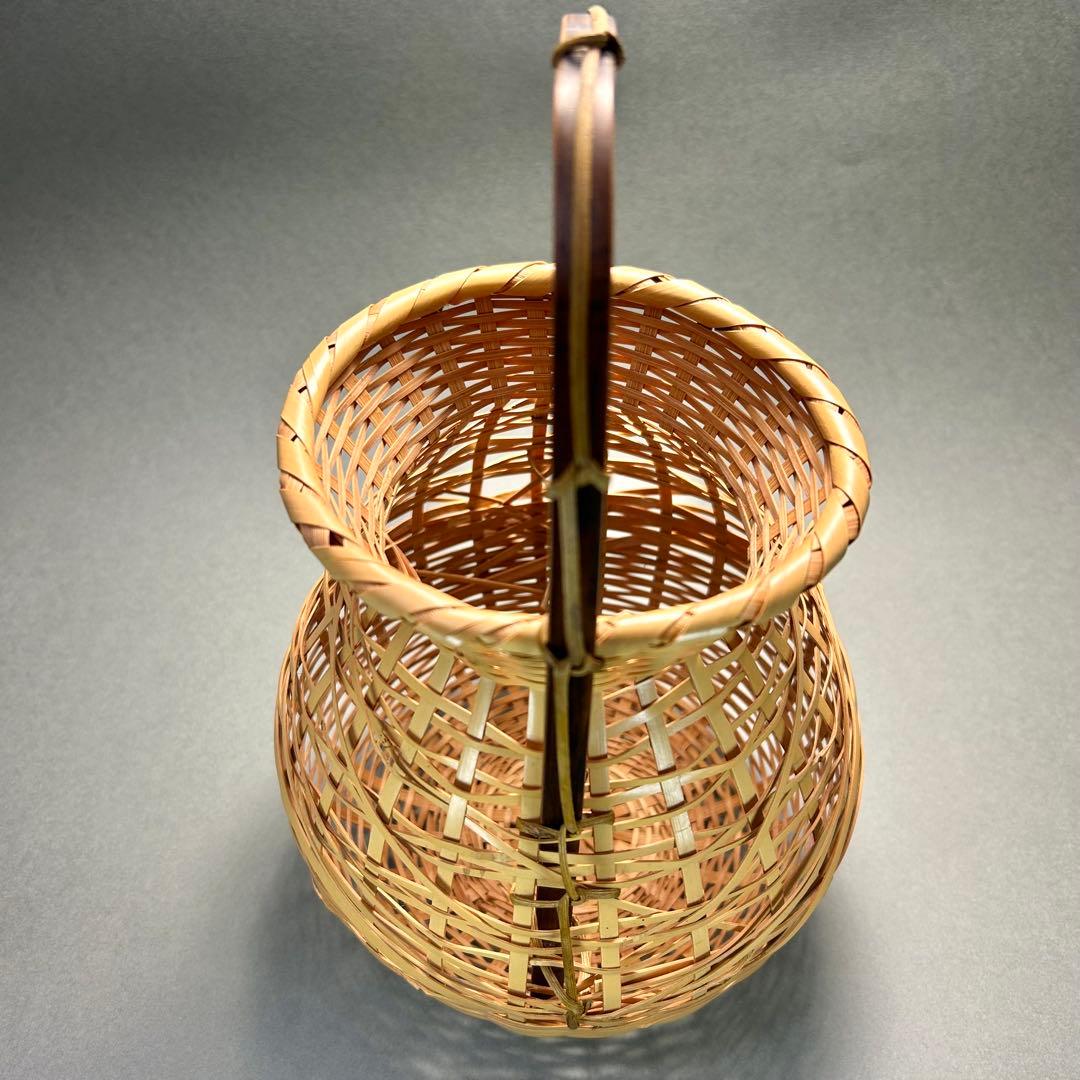 花籠　『那吉野籠　即中斎好写』　竹籠　花入　籠花入　お茶道具　茶道　工芸品