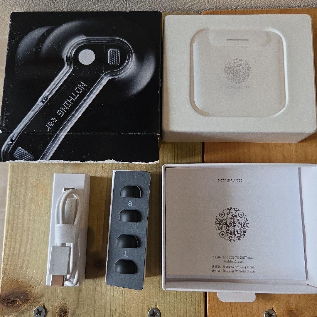 【美品】Nothing Ear (R) 2024年発売B171+専用カバーおまけ
