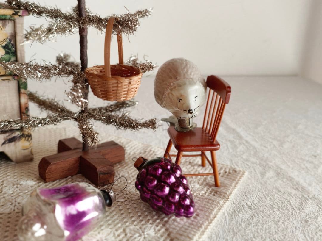 * vintage ornament ❀ キュートな ハリネズミさんオーナメント