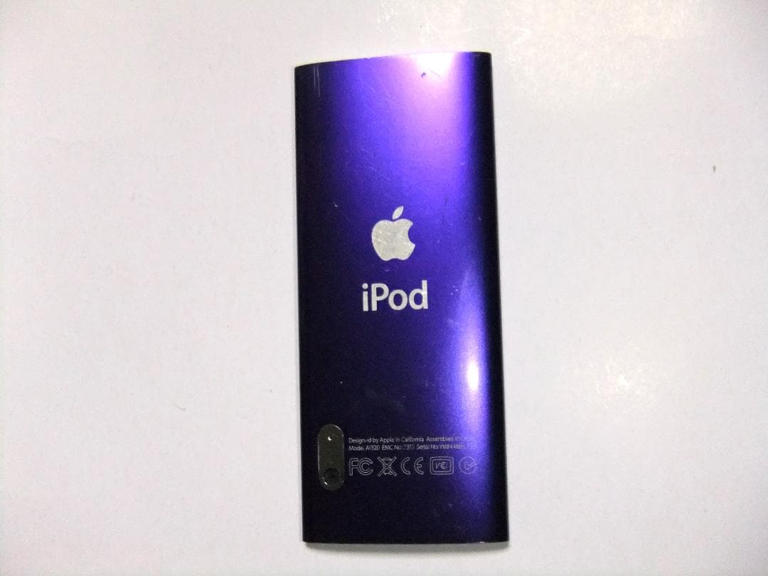 新品バッテリー交換　iPod nano 第五世代 16GB パープル