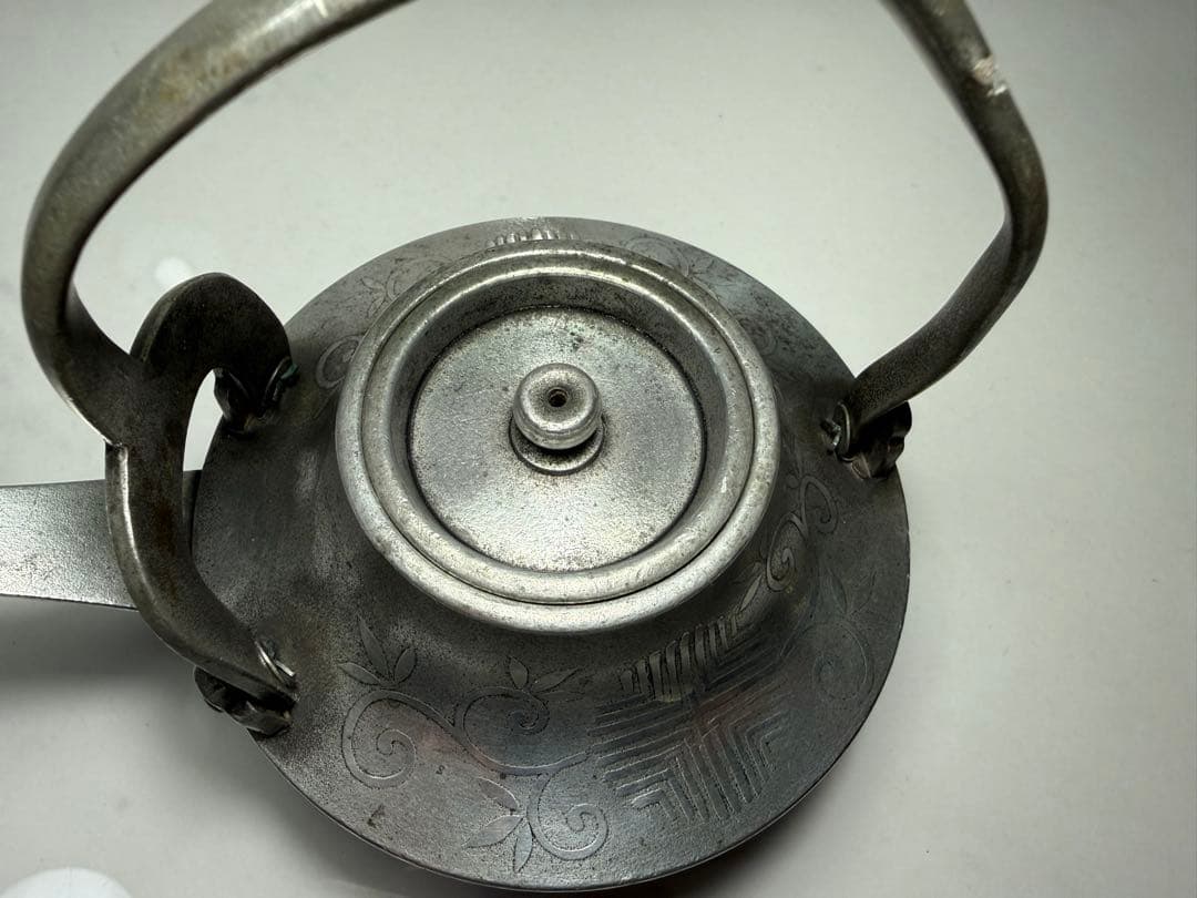 錫製 屠蘇銚子 錫仙製 錫器 お屠蘇 酒器 正月道具 金属工芸