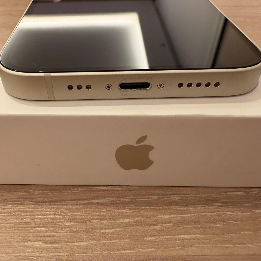 iPhone13 スターライト 128GB SIMフリー　バッテリー85%