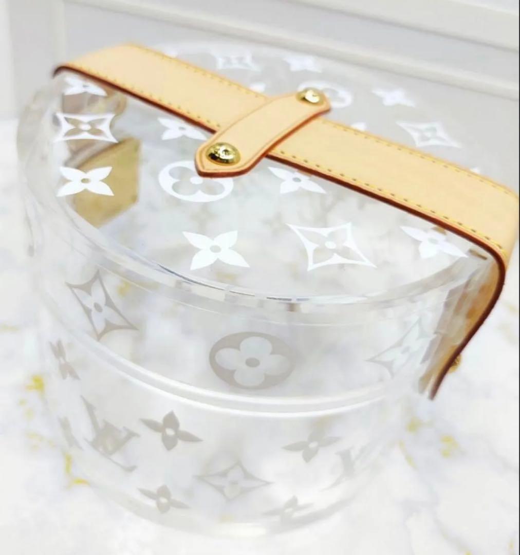 LOUIS VUITTON　 モノグラム　ボワット　スコット　クリア　ホワイト