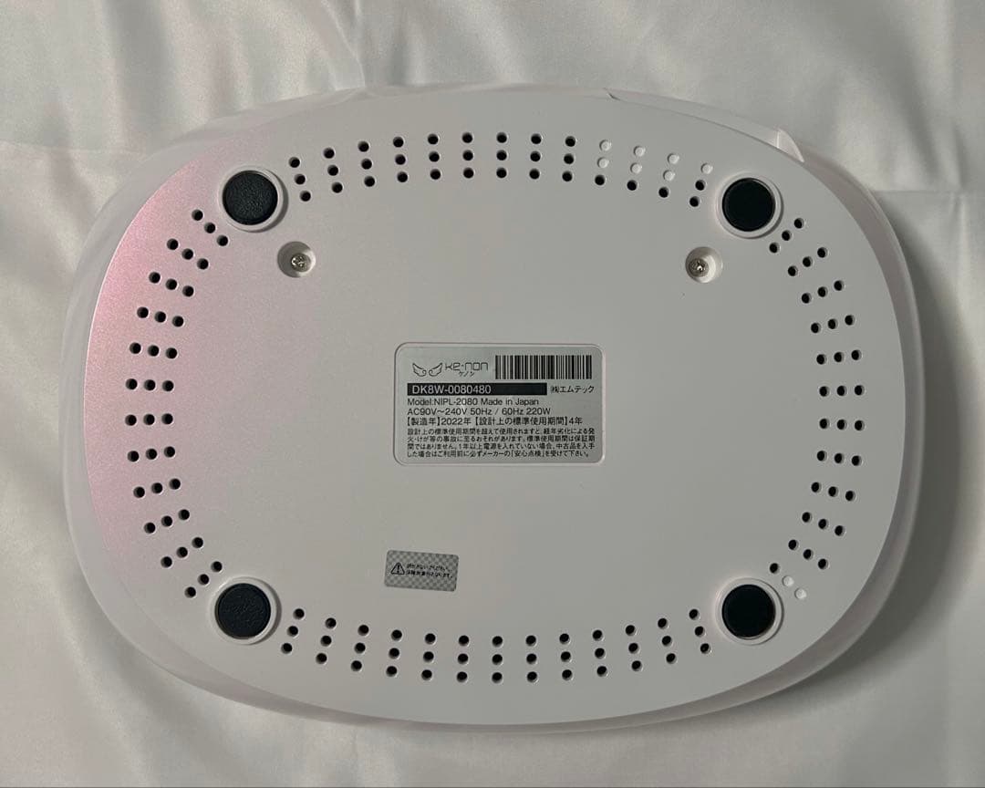 ケノン ver8.5 脱毛器 本体 美顔カートリッジ付 残数多 美品 動作確認済