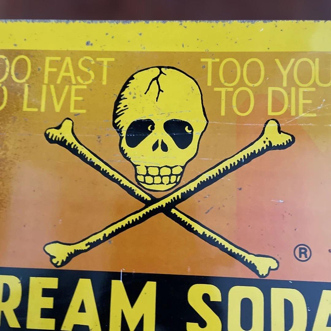 【ヴィンテージ】【年代物】CREAM SODA ヴィンテージサイン
