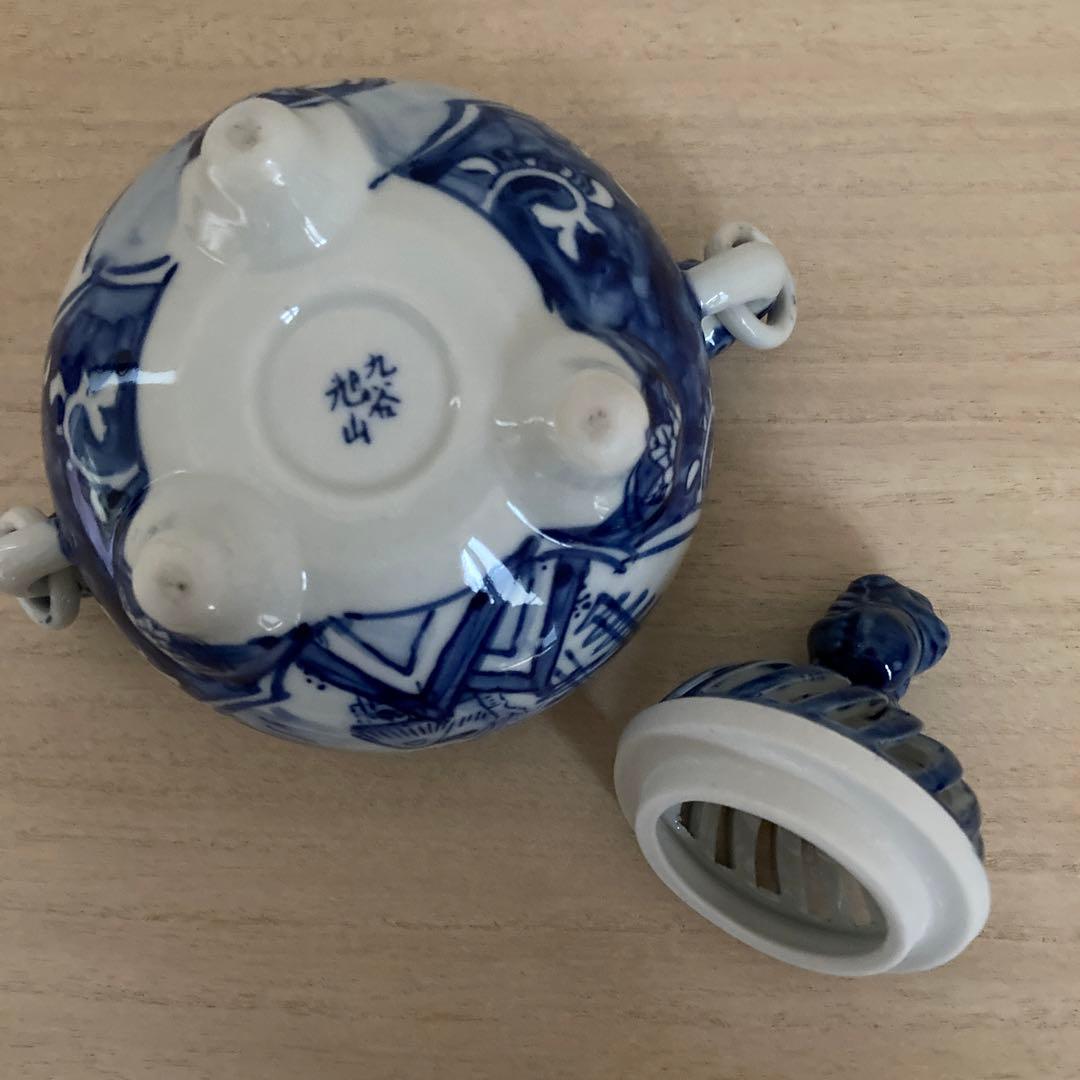 香炉　九谷焼　旭山窯