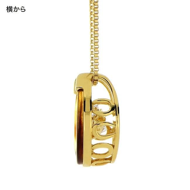 匠のべっ甲 揺れる馬蹄ペンダント