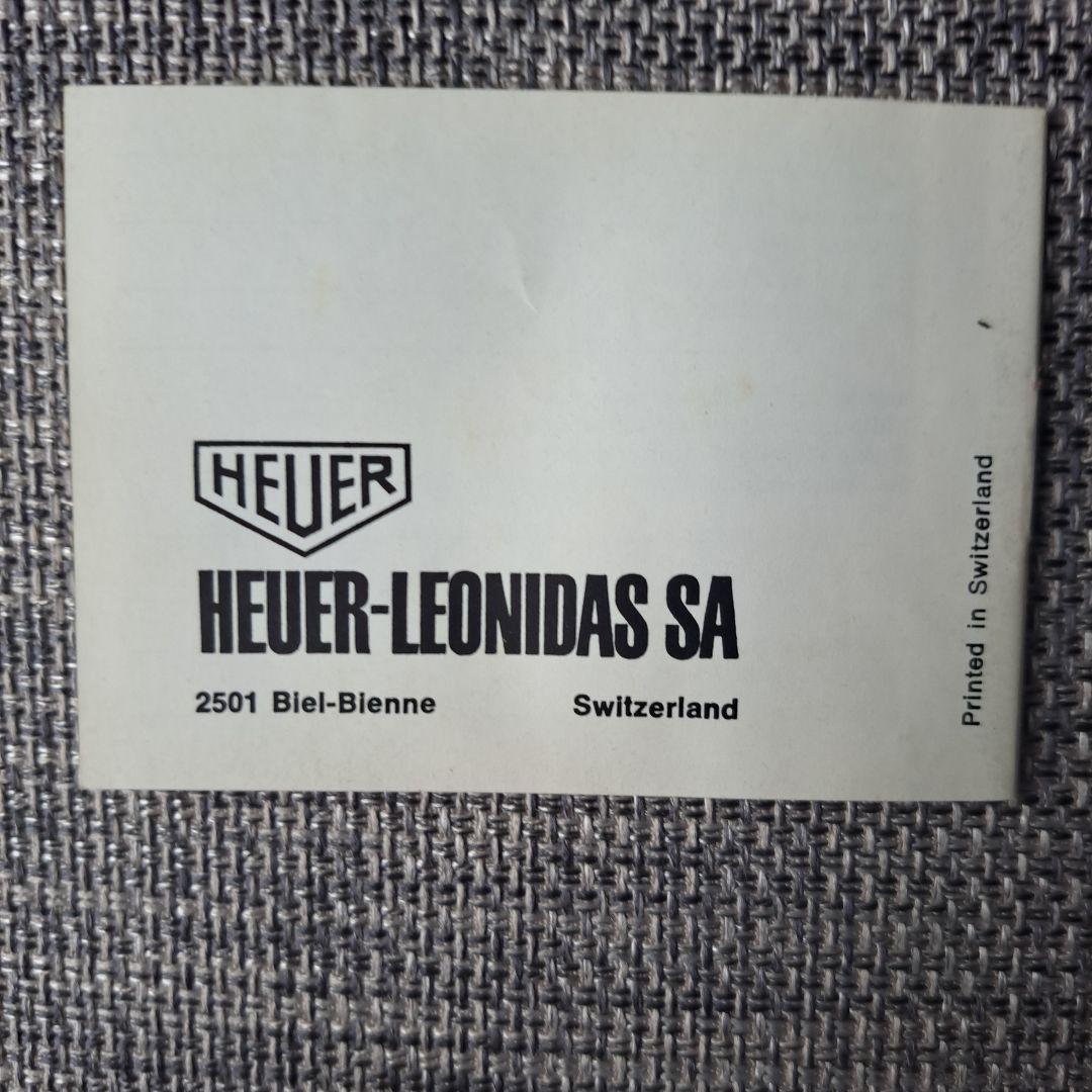 HEUER ホイヤー タグホイヤー ストップウォッチ トラックマスター 手巻き