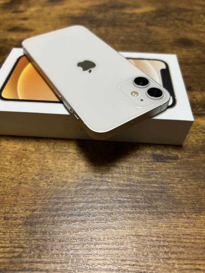 【美品】iPhone12mini ホワイト 64GB 84% SIMフリー
