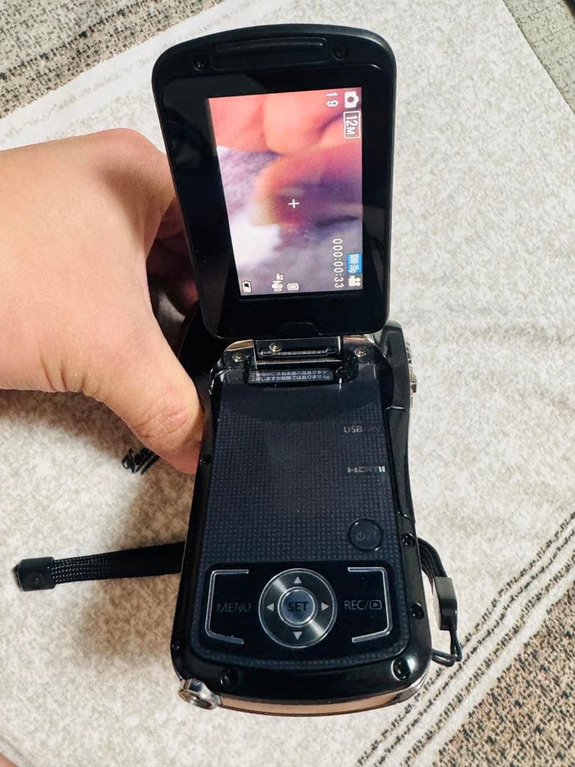 Panasonic防水型デジタルムービーカメラHX-WA10ブラック