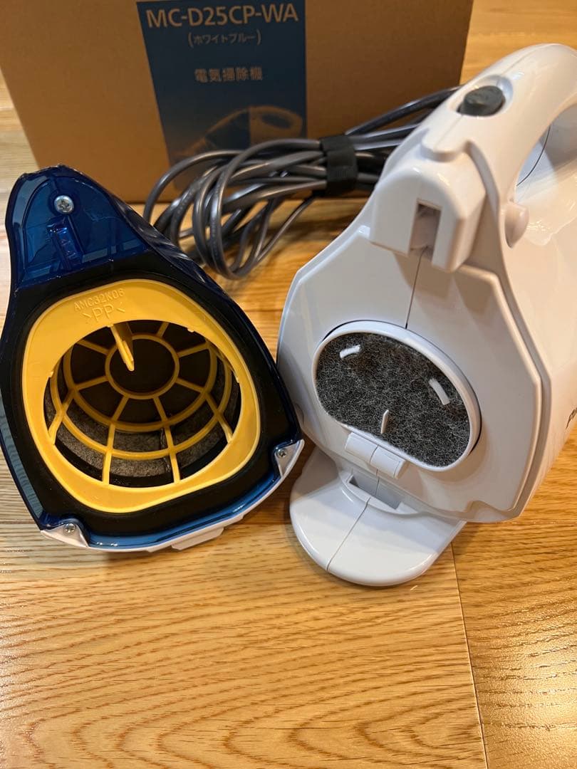 【掃除機】パナソニック ハンディクリーナー MC-D25CP-WA